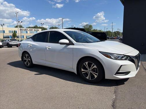 Aspen White 2020 Nissan Sentra SV