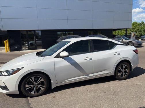 Aspen White 2020 Nissan Sentra SV