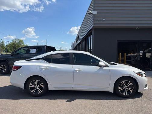 Aspen White 2020 Nissan Sentra SV