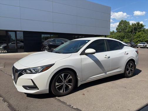 Aspen White 2020 Nissan Sentra SV
