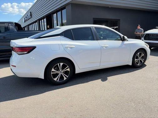 Aspen White 2020 Nissan Sentra SV