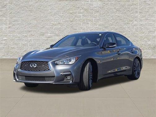 Graphite Shadow 2018 INFINITI Q50 3.0t Red Sport 400