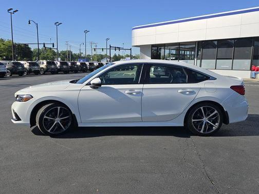 Platinum White Pearl 2024 Honda Civic Touring