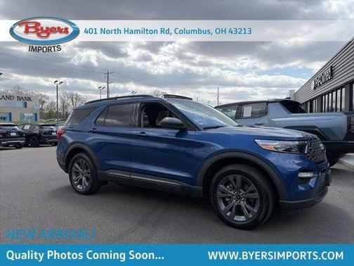 Blue Metallic 2021 Ford Explorer XLT