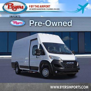 Bright White Clearcoat 2024 RAM ProMaster 3500 Delivery Van BEV Super High Roof