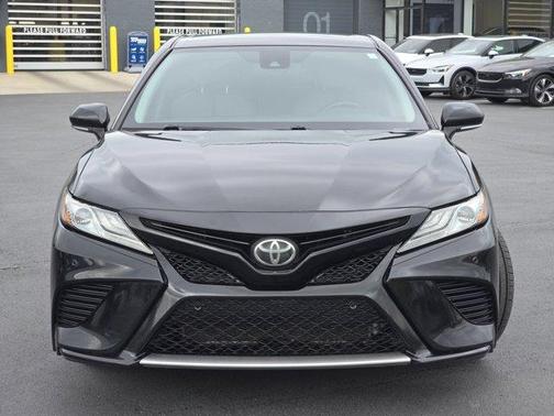 Midnight Black Metallic 2018 Toyota Camry XSE