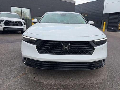 Platinum White 2024 Honda Accord Hybrid Touring