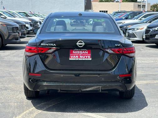 Black 2024 Nissan Sentra SV