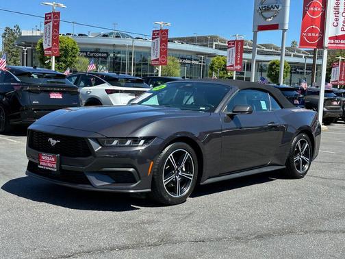 Gray Metallic 2024 Ford Mustang EcoBoost Premium