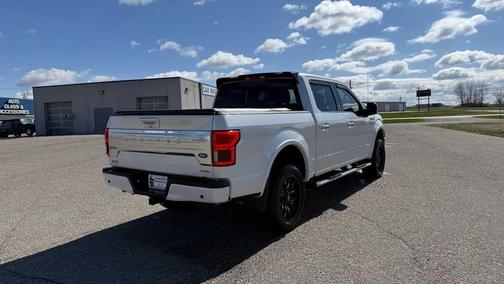 White Platinum Metallic Tri-Coat 2018 Ford F-150 Limited