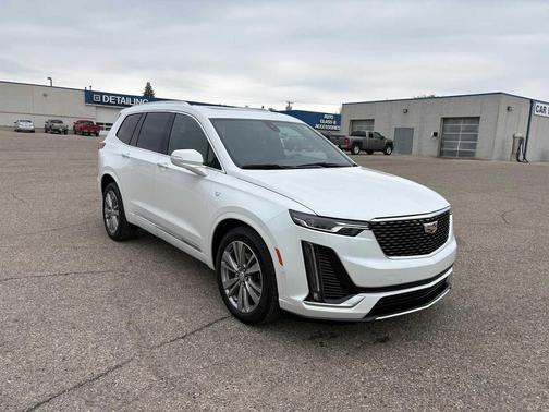 Crystal White Tricoat 2024 Cadillac XT6 Premium Luxury AWD