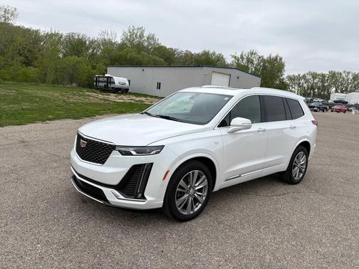 Crystal White Tricoat 2024 Cadillac XT6 Premium Luxury AWD
