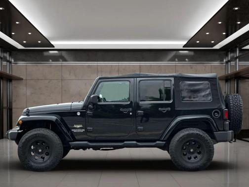 Black Clearcoat 2014 Jeep Wrangler Unlimited Sahara