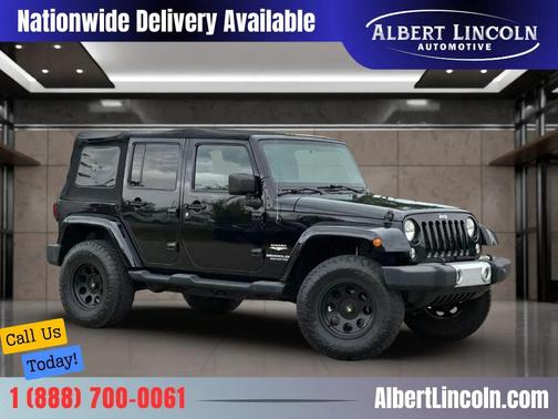 Black Clearcoat 2014 Jeep Wrangler Unlimited Sahara