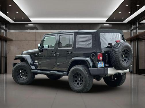 Black Clearcoat 2014 Jeep Wrangler Unlimited Sahara