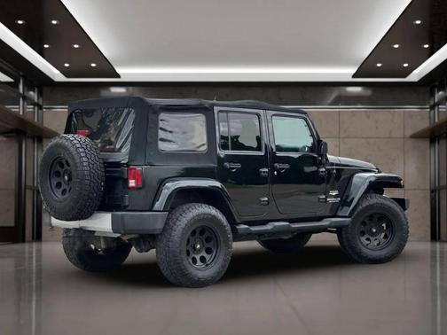 Black Clearcoat 2014 Jeep Wrangler Unlimited Sahara