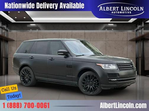 Black 2016 Land Rover Range Rover 5.0L Supercharged Autobiography