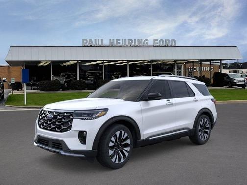 Star White 2026 Ford Explorer Platinum