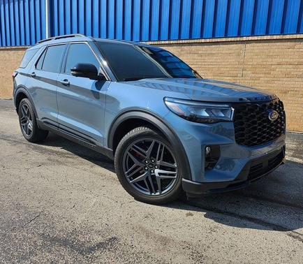 Vapor Blue 2025 Ford Explorer ST