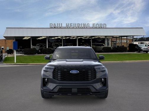 Agate Black Metallic 2026 Ford Explorer ST-Line