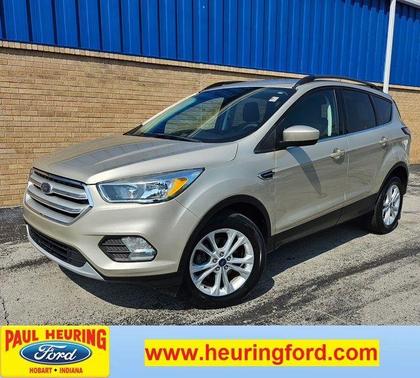 White Gold Metallic 2018 Ford Escape SE