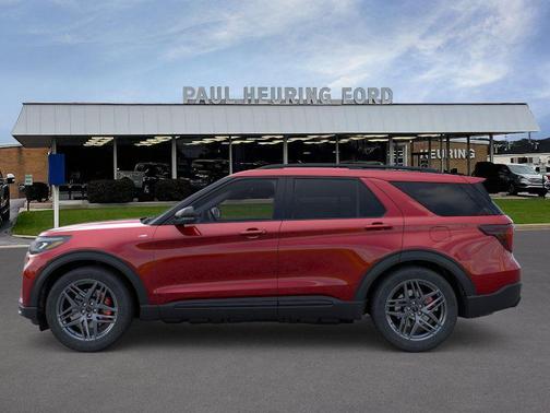 Rapid Red Metallic Tinted Clearcoat 2026 Ford Explorer ST-Line