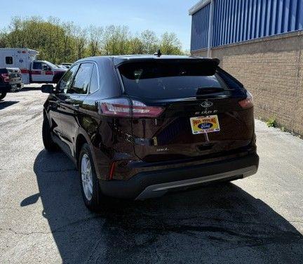 Burgundy 2021 Ford Edge SEL