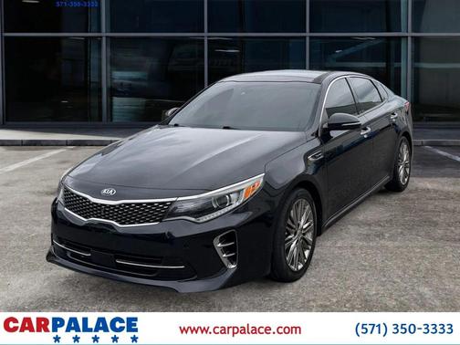 Ebony Black 2016 Kia Optima SXL Turbo