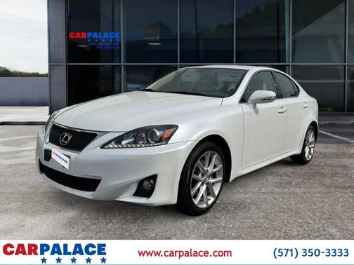 White 2011 Lexus IS 250 Base