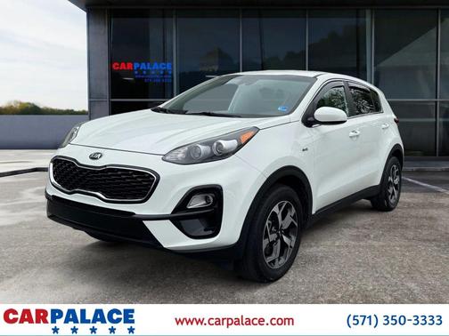 Clear White 2021 Kia Sportage LX