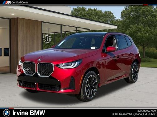Red Metallic 2026 BMW X3 30 xDrive