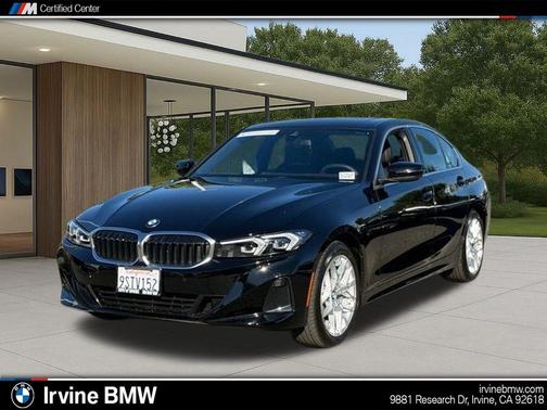 Jet Black 2025 BMW 330 i