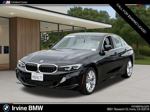 Jet Black 2025 BMW 330 i