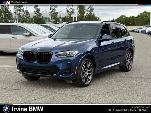 Phytonic Blue Metallic 2024 BMW X3 sDrive30i