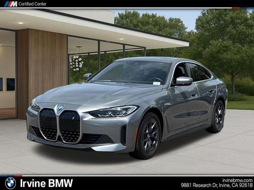 Skyscraper Gray Metallic 2023 BMW i4 Gran Coupe eDrive40