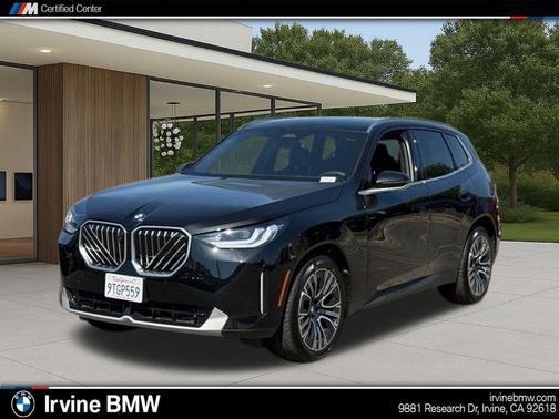Black Sapphire Metallic 2025 BMW X3 30 xDrive