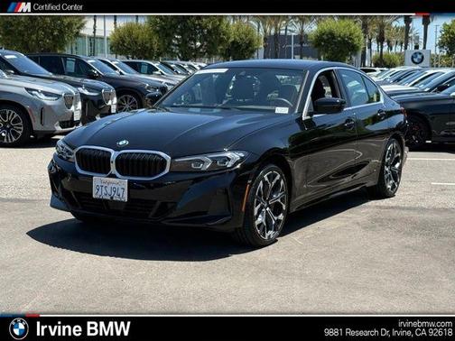 Jet Black 2025 BMW 330 i