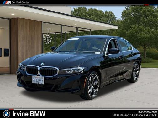 Jet Black 2025 BMW 330 i