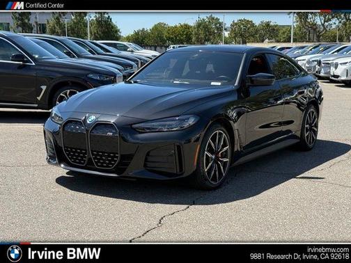 Black Sapphire Metallic 2023 BMW i4 Gran Coupe M50