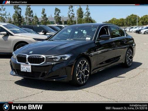Jet Black 2025 BMW 330 i