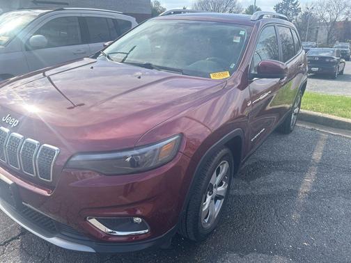 Velvet Red Pearlcoat 2019 Jeep Cherokee Limited