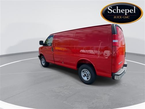 Cardinal Red 2026 GMC Savana 2500 Work Van