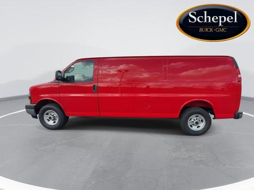 Cardinal Red 2026 GMC Savana 2500 Work Van