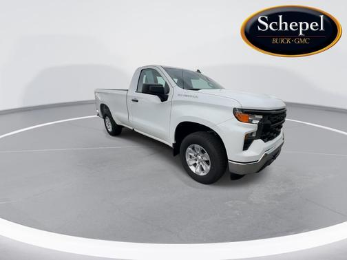Summit White 2025 Chevrolet Silverado 1500 WT