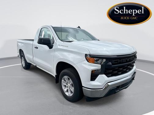 Summit White 2025 Chevrolet Silverado 1500 WT
