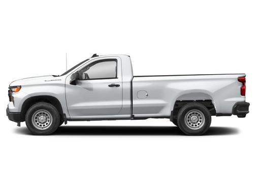 Summit White 2025 Chevrolet Silverado 1500 WT