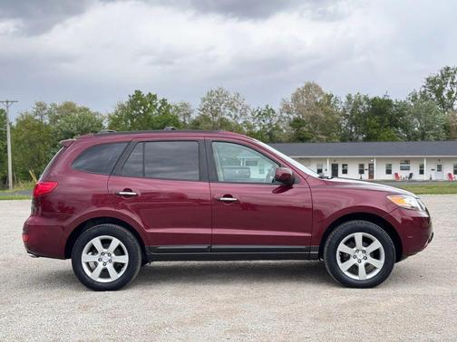 Dark Cherry Red 2007 Hyundai SANTA FE SE