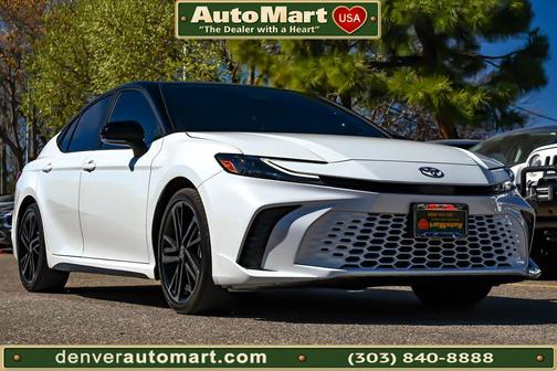 Midnight Black Metallic 2025 Toyota Camry XSE