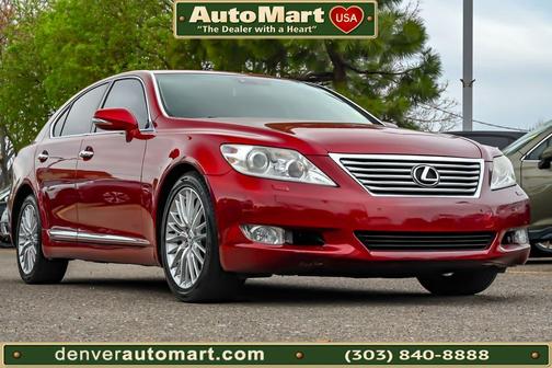 Red 2011 Lexus LS 460 Base