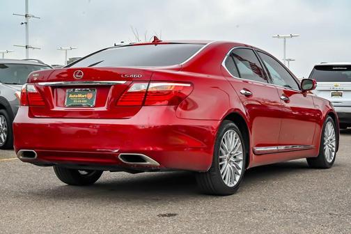 Red 2011 Lexus LS 460 Base